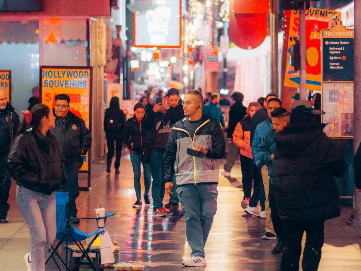 City street Los Angeles