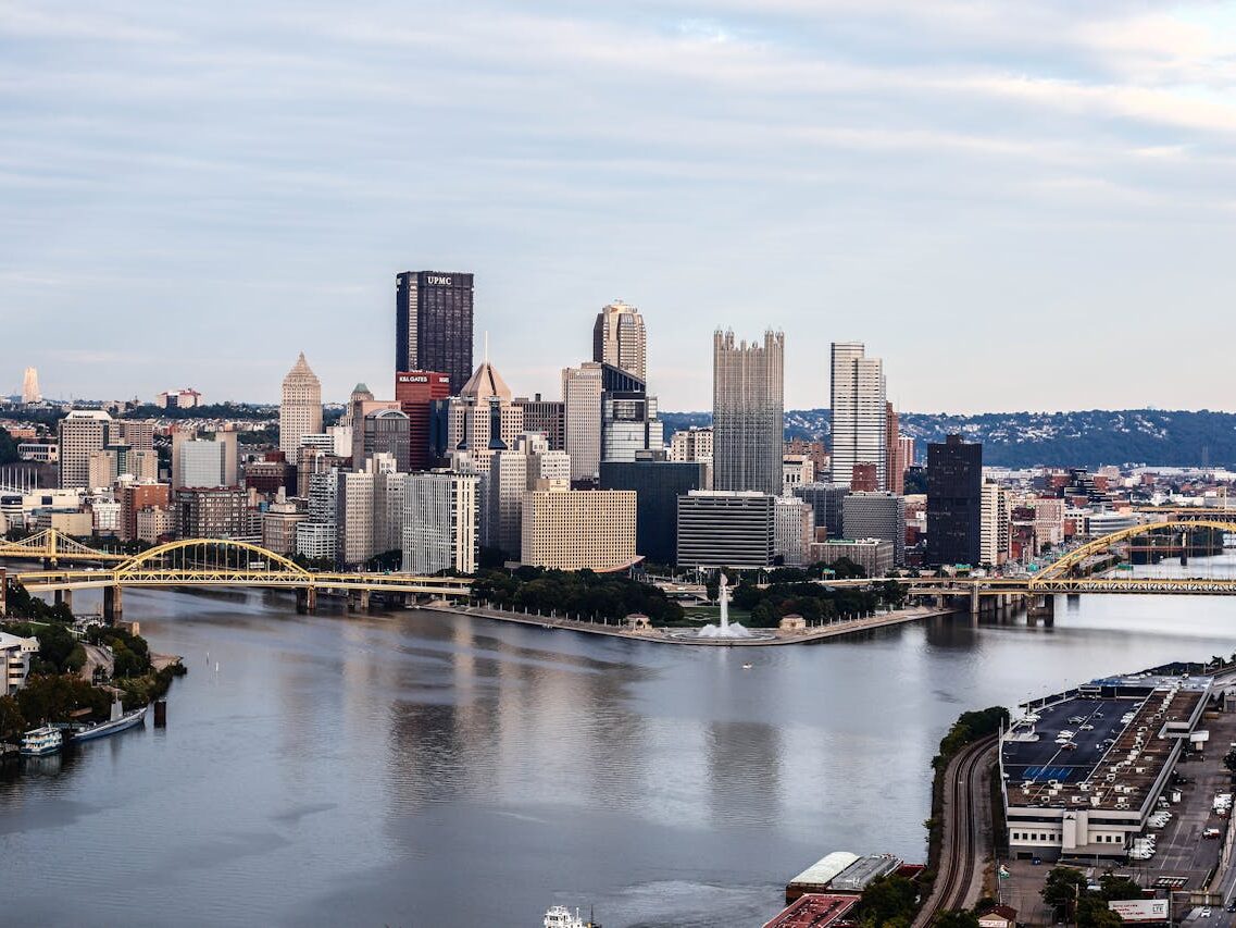 concrete buildings during the day