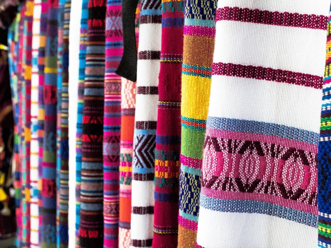 close up photo of assorted textiles