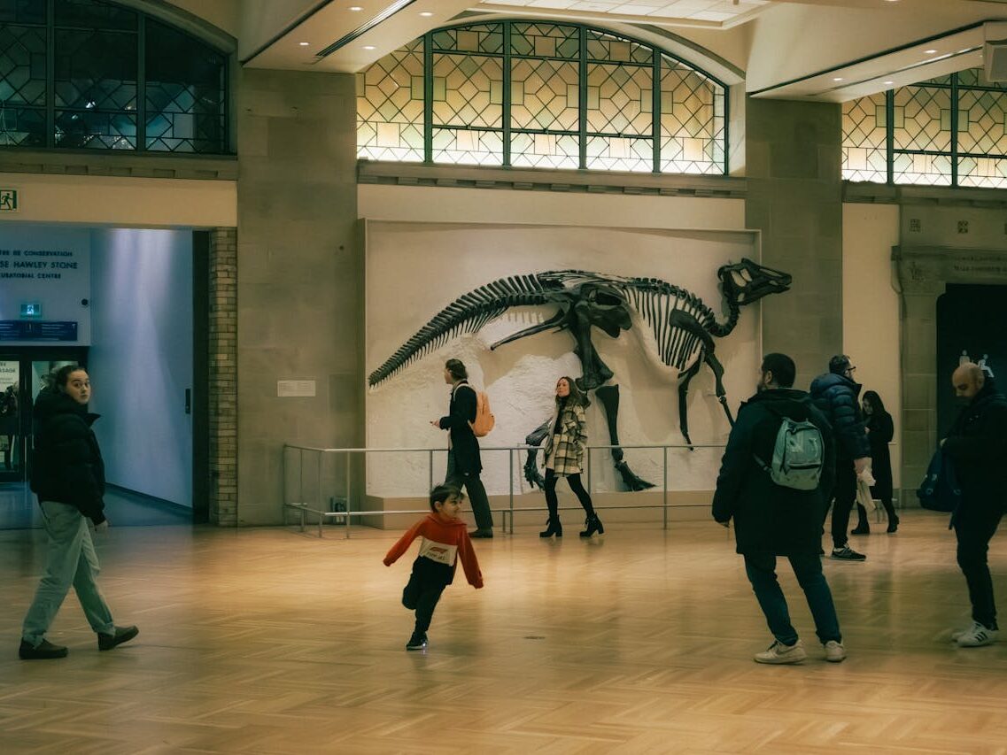 dinosaur exhibit at toronto