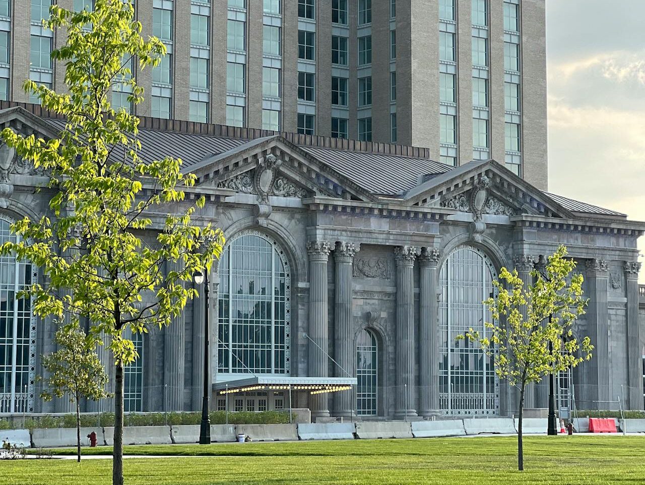 facade of michigan central station