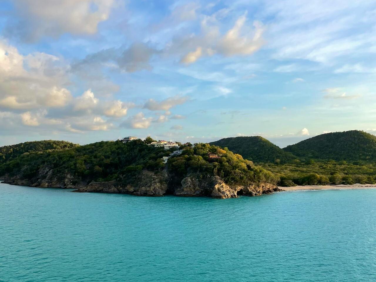landscape with the coastline