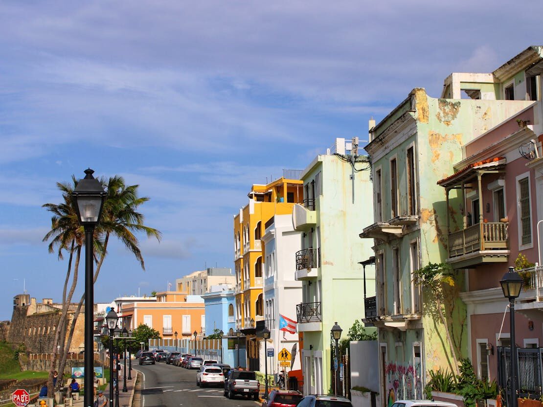 residential buildings of san juan