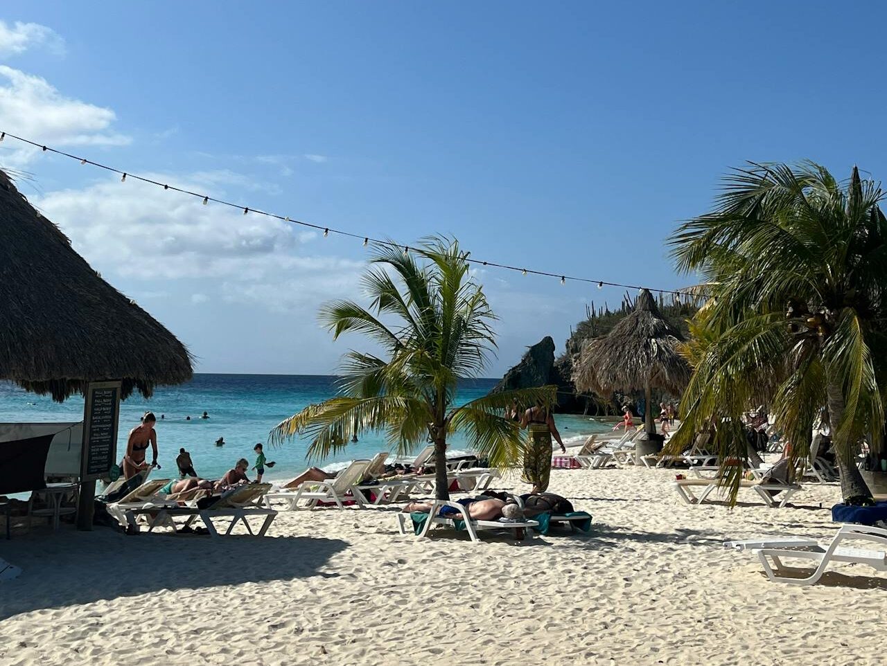 tropical beach vacation at palm beach